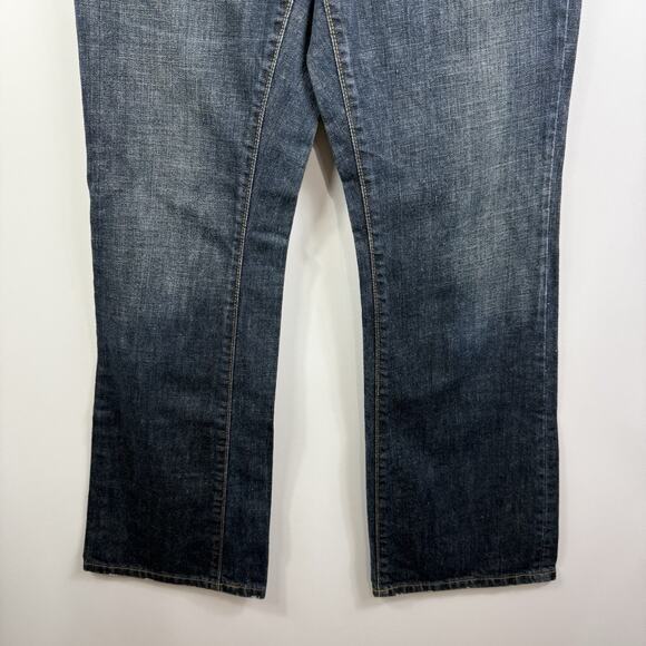 Vintage Polo Ralph Lauren Jeans Company Modern Bootcut Jeans Size 14 Dark Wash - Picture 3 of 13